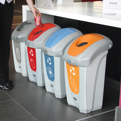 Commercial Recycling Containers and Bins for Office