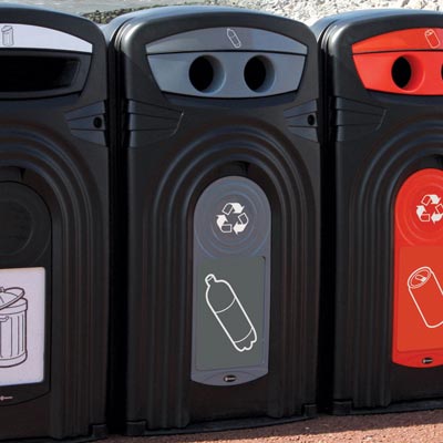 Outdoor Recycling Bins – Public Recycling Bins & Containers for Parks -  Glasdon