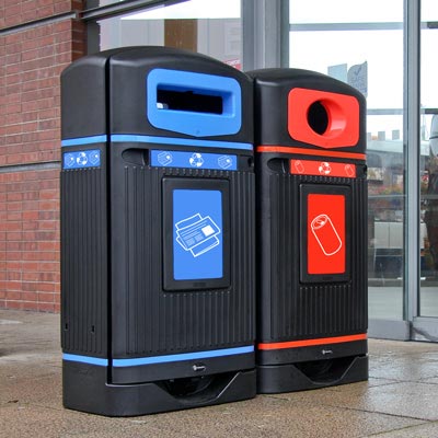 Streamline Jubilee™ General Waste Bin | Outdoor Recycling | Glasdon